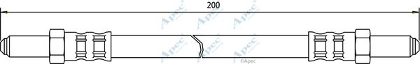 APEC BRAKING Тормозной шланг HOS3106